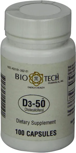 Vista 4 de Bio-Tech Pharmacal - D3-50 - 100