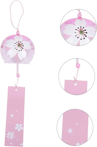Vista 9 de Campana de viento de forma encantadora única campana de viento decorativa Serenity Bell para el hogar dic