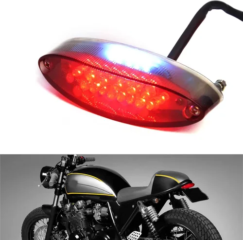 Vista 7 de Luz trasera de freno y funcionamiento de motocicleta de 12V 28 LED, luces de matrícula compatibles con motocicleta Cruiser, ATV, Banshee Warrior YFZ