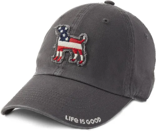 Vista 7 de Life is Good Gorra de béisbol para adultos Chill ajustable, bordada, para hombres y mujeres, talla única