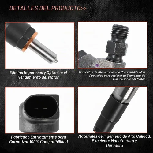 Vista 6 de Inyector de combustible original A2C59517051 BK2Q-9K546-AG 1746967 paquete