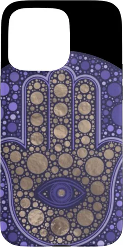 Vista 27 de Funda para iPhone 11 Purple Evil Eye and Hamsa Hand