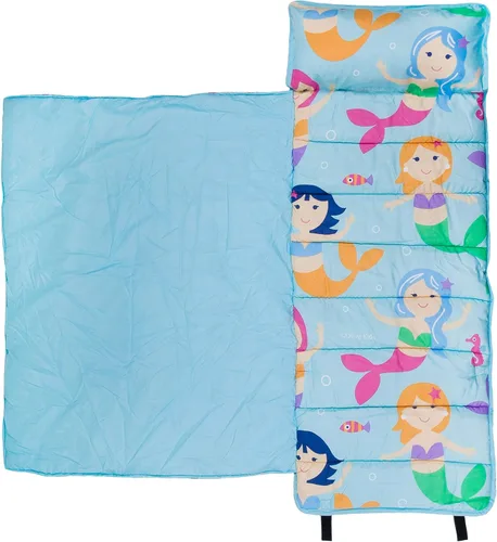 Vista 3 de Wildkin - Colchoneta de microfibra con almohada para niños y niñas pequeños, ideal para guardería y preescolares.