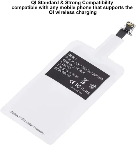 Vista 5 de Yoidesu Receptor de carga de 5V 1000mAh, módulo receptor de carga rápida Plug and Play para teléfono Android e iOS (B0C3F7BJDM)