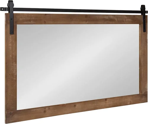 Vista 27 de Kate and Laurel Cates Farmhouse Wall Mirror