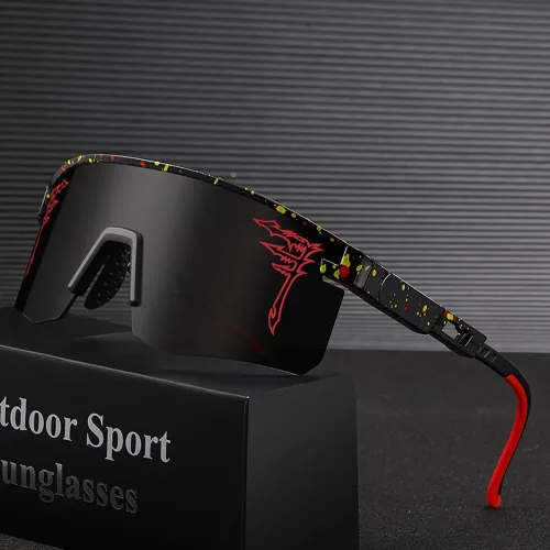 Vista 2 de ACEXPNM Gafas de sol de béisbol de dos tamaños UV400 para adultos, niños y jóvenes, hombres y mujeres, para deportes al aire libre