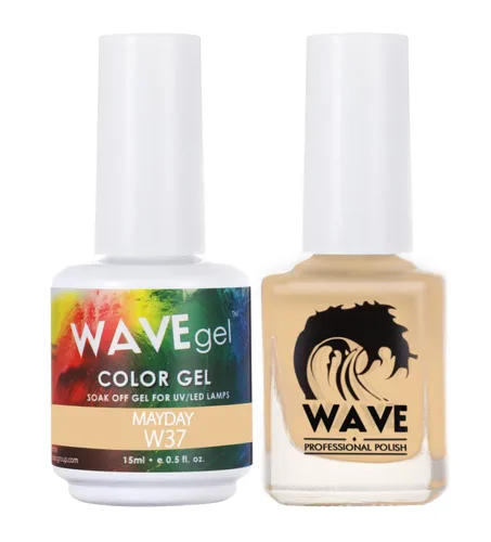 Vista 179 de WAVEGEL - Juego dúo de gel y esmalte de uñas a juego - Colección Simplicity - #P109 Blizzard I 0.5 onzas