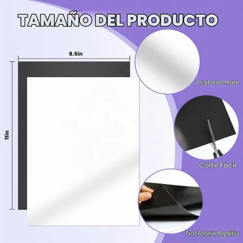 Vista 2 de BEST CHOICE MAGNETS 12 hojas magnéticas imprimibles de 8.5 x 11 pulgadas