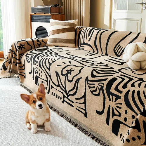 Vista 44 de MYSKY HOME Fundas para sillón, funda para silla reclinable, color beige, fundas de sofá para sofá modular en forma de L, fundas de sofá de gran