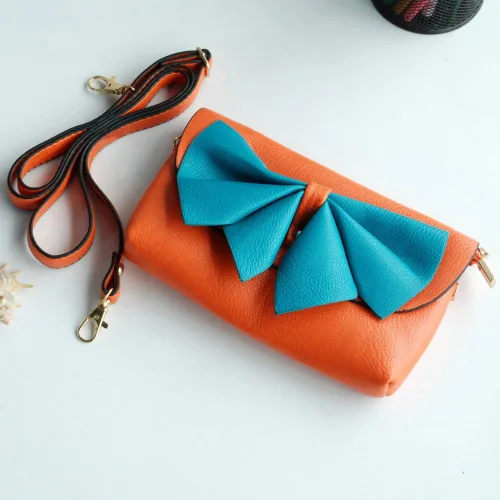 Vista 3 de Vida elegante Bolso de hombro de cuero sintético con flores Bolso de mano Casual, Multicolorido