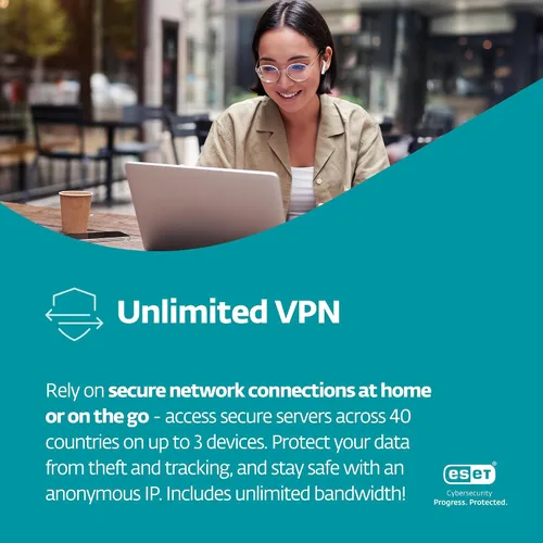 Vista 8 de ESET Home Security Premium Antivirus 2025 Edition 1 Device 1 Year Unlimited VPN Privacy Protection Ransomware Anti-Theft Digital