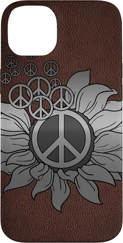 Vista 15 de Sunflower Peace Sign Hippie Hippy Vintage Floral Soul Gift Case for iPhone 17