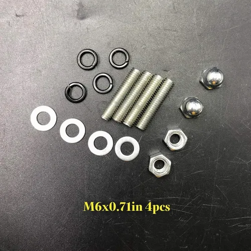 Vista 6 de Pernos del motor Studs,Juego de tornillos, motor de gas de 2 tiempos yd100/66cc/80cc, bicicleta motorizada a gas