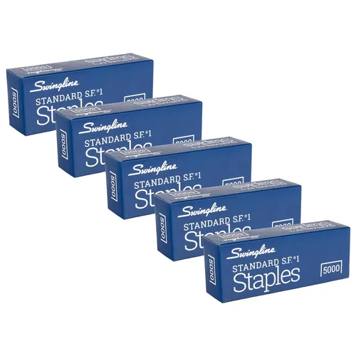 Vista 11 de Swingline® Grapas estándar, 1/4 ", tira completa, caja de 5,000