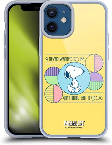 Vista 135 de Head Case Designs Snoopy Deco Dreams - Funda de gel suave con licencia oficial de Peanuts Blue Pattern compatible con Apple iPhone 7 Plus/iPhone 8