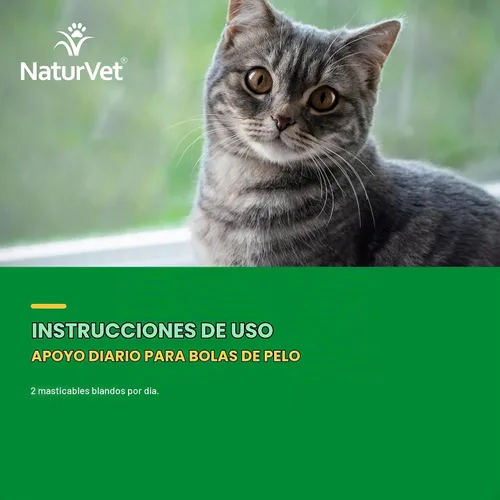 Vista 7 de NaturVet Suplemento de vitamina y ayuda digestiva para el cabello, 50
