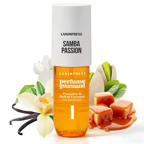 Vista 10 de Fragancia para el cabello y el cuerpo de 3 onzas líquidas, Eau de Parfum para mujer, aroma cálido, perfume n.º 2, aroma floral de fruta, con notas