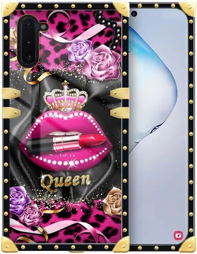 Vista 115 de Funda compatible con Samsung Galaxy S10 4G, TPU suave de lujo y parte trasera de policarbonato duro para niñas y mujeres, funda protectora a prueba