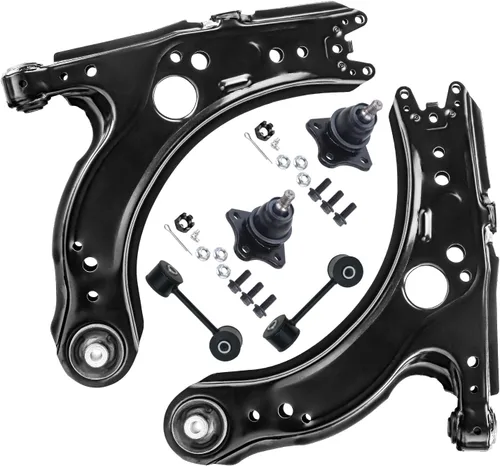 Vista 80 de Detroit Axle - Kit de brazos de control delantero para Chevy Silverado 1500 GMC Sierra 1500 GMC Sierra 1500 Avalanche Yukon Tahoe Escalade ESV EXT