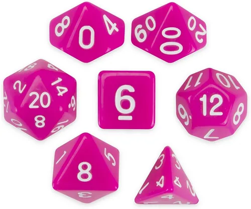 Vista 6 de Brybelly Juego de 7 dados poliédricos Series III Wiz - Edición más reciente
