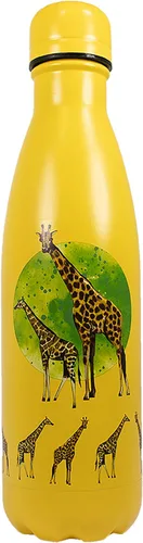 Vista 9 de NatureVac - Black Bear de Deluxebase. Botella de agua de acero inoxidable con aislamiento térmico de 17 onzas. Frasco de vacío reutilizable y a