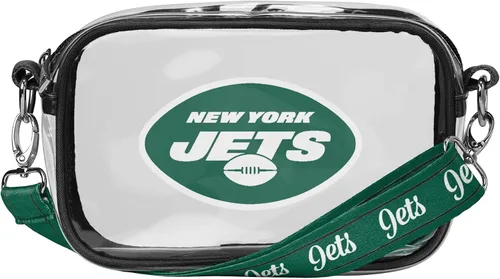 Vista 21 de FOCO NFL Womens NFL Team Logo Stripe Clear Crossbody Bag