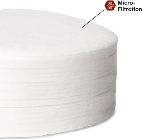 Vista 4 de AeroPress Microfiltros de papel blanco XL para cafetera, filtros de café compostables hechos de papel blanco, sin cloro, se adapta a cafeteras