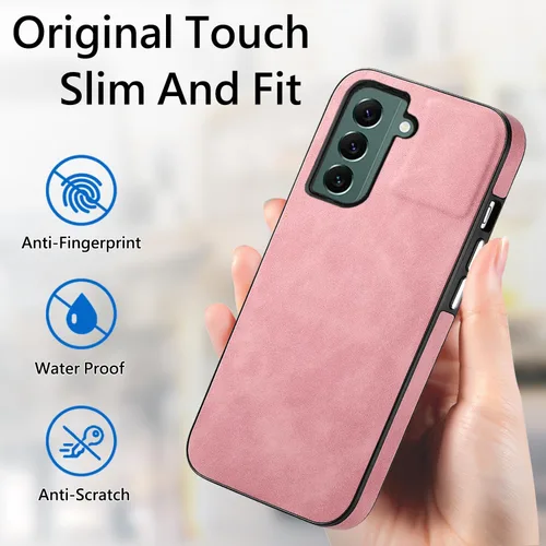 Vista 8 de Asuwish Funda de teléfono para Samsung Galaxy S22 Plus S22+ 5G con protector de pantalla de vidrio templado y funda delgada de cuero suave