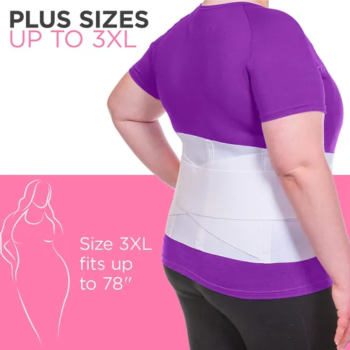 Vista 6 de Corcé ortopédico Braceability para mujeres con dolor en la zona lumbar, 03B0202S, s, Blanco, 1