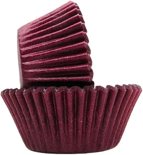 Vista 29 de Regency Wraps Vasos para hornear de grado profesional a prueba de grasa, paquete de 40 unidades, forros estándar, guingam negro, para cupcakes Negro