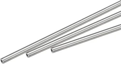 Vista 67 de Uxcell Tubo capilar de acero inoxidable 304, OD 0.4 mm x 0.1 mm de grosor de pared, 250 mm de longitud, tubo metálico para maquinaria industrial