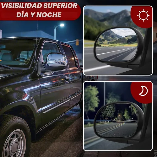 Vista 6 de PZ Espejo para puerta lateral del conductor compatible con Ford F150 1997
