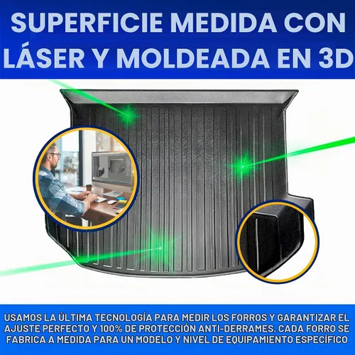 Vista 2 de Forro de carga prémium para Cadillac XT5 2017-2025 – 100% de protección, tapete de maletero de automóvil de ajuste personalizado, tapete de carga