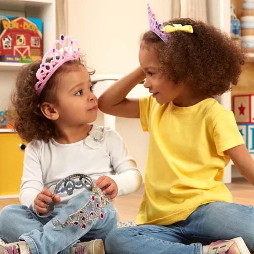 Vista 5 de Melissa & Doug Tiaras para jugar a disfrazarse (4 piezas).