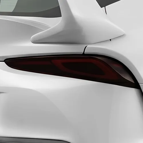 Vista 6 de BOGAR TECH DESIGNS Kit de tinte opaco de emblema compatible con Toyota GR Supra 2020-2025, humo oscuro