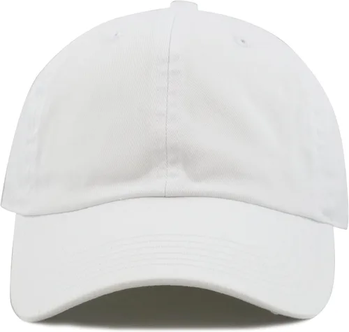 Vista 3 de Gorra de béisbol lisa de algodón y mezclilla de perfil bajo lavado para niños UPF 50+