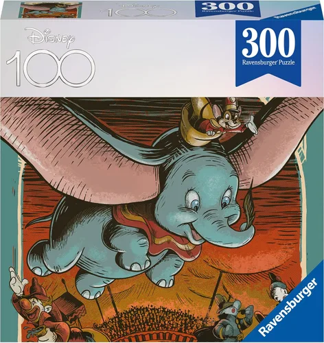 Vista 5 de Ravensburger Disney Puzzle Moment - Rompecabezas de 300 piezas Dumbo Obra de arte caprichosa Formato perfecto para principiantes