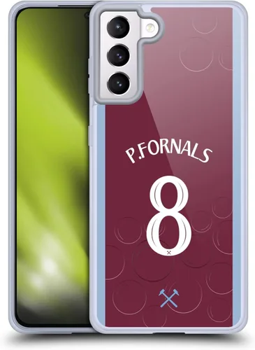 Vista 56 de Head Case Designs Officially Licensed West Ham United FC James Ward-Prowse 2023/24 Players Home Kit Gel Case [Military Grade Protection] Compatible