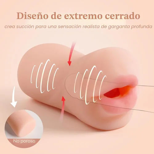 Vista 6 de Tracy's Dog Masturbadores masculinos, Stroker de garganta profunda y sexo oral característico, juguetes sexuales para hombres, juguete oral