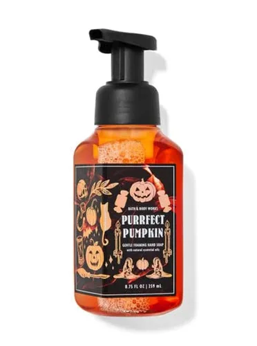 Vista 2 de Bath and Body Works - Trío de jabón de manos espumoso suave para Halloween, amigo ghoul, sangre de vampiro, calabaza purrfect, 8.75 onzas líquidas