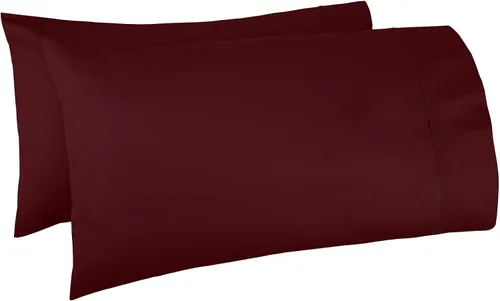 Vista 15 de ARlinen Juego de sábanas de 5 piezas para camas ajustables de hasta 16 pulgadas, color burdeos