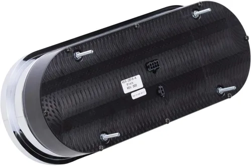Vista 4 de Dakota Digital Kit de sistema de manómetros analógicos ovalados empotrables universales negro HDX-2018-K