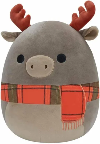Vista 2 de Squishmallows - Patterson The Moose con bufanda de 7.5 pulgadas