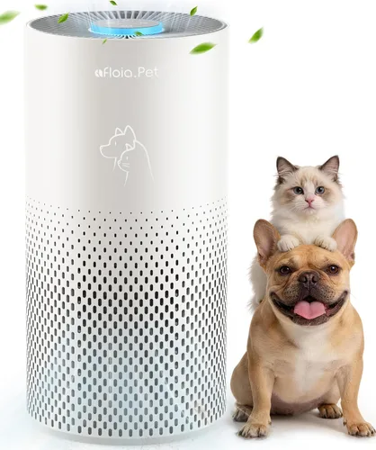 Vista 8 de Purificadores de aire Afloia para el hogar y mascotas, filtro de 5 etapas, filtro pre-lavable, limpiador de aire eliminador para dormitorio