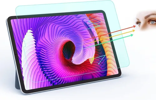 Vista 12 de ZOEGAA Protector de pantalla anti luz azul compatible con iPad Pro 11 (2022, 2021, 2020 y 2018), iPad Air de 5ª/4ª generación (10.9 pulgadas)