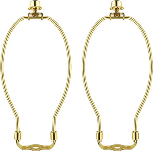 Vista 12 de 2 soportes de arpa de 7 pulgadas para lámpara desmontable, accesorios de iluminación de bricolaje resistentes para lámparas de pie y remates
