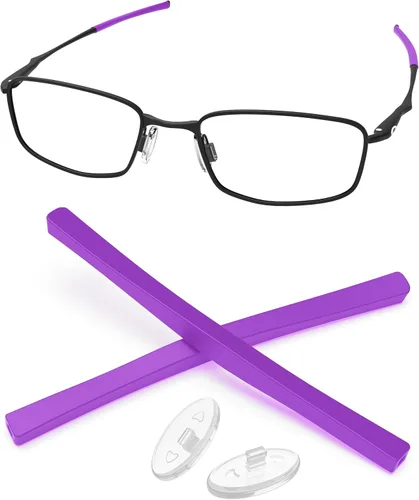 Vista 22 de Kits de goma de repuesto Piezas de nariz y auriculares para Oakley Casing OX3110/Clubface OX3102 Negro