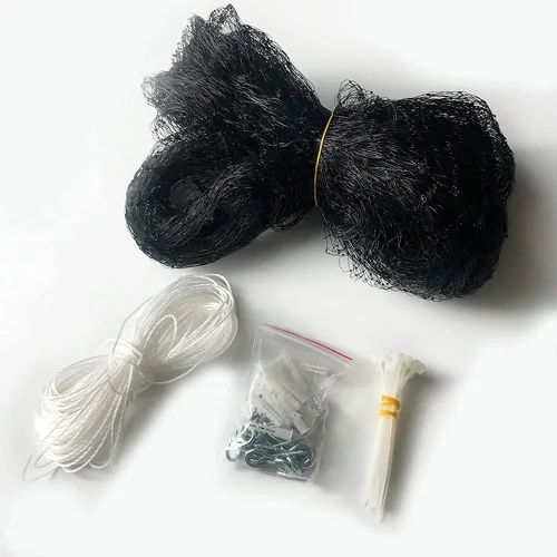 Vista 5 de YOKMO - Red de barandilla para balcón para gatos, malla anticaídas, nailon negro, 10 x 13 pies