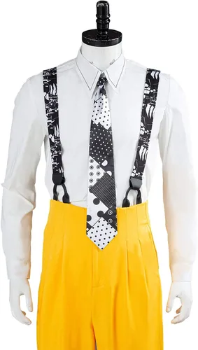Vista 5 de Jim Carrey Cosplay traje amarillo traje de Halloween