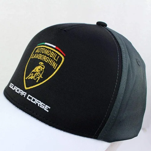 Vista 4 de Sombrero de viaje Lamborghini Squadra Corse 2020, Negro